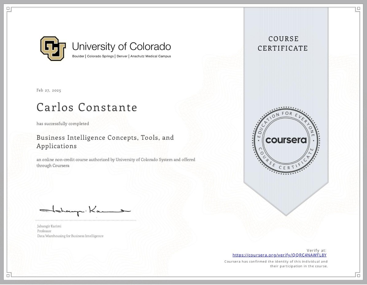 Business Intelligence Concepts, Tools, and Applications