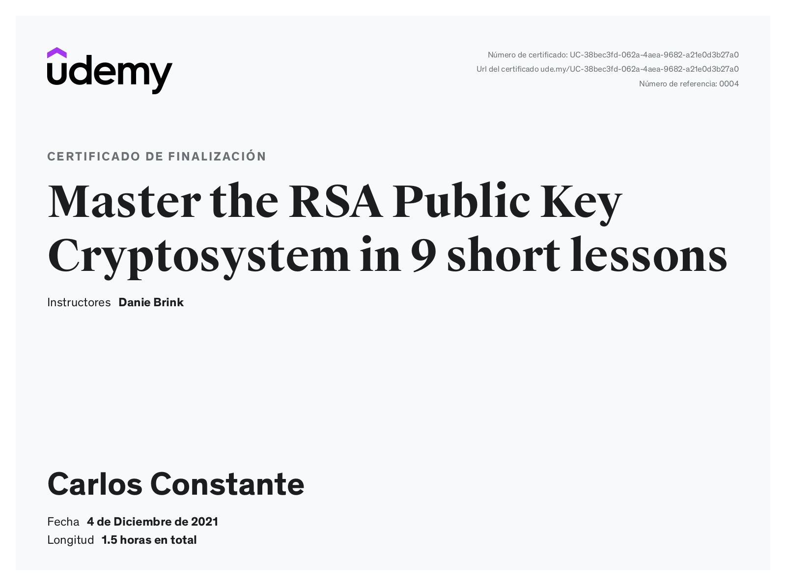 Master the RSA Public Key Cryptosystem