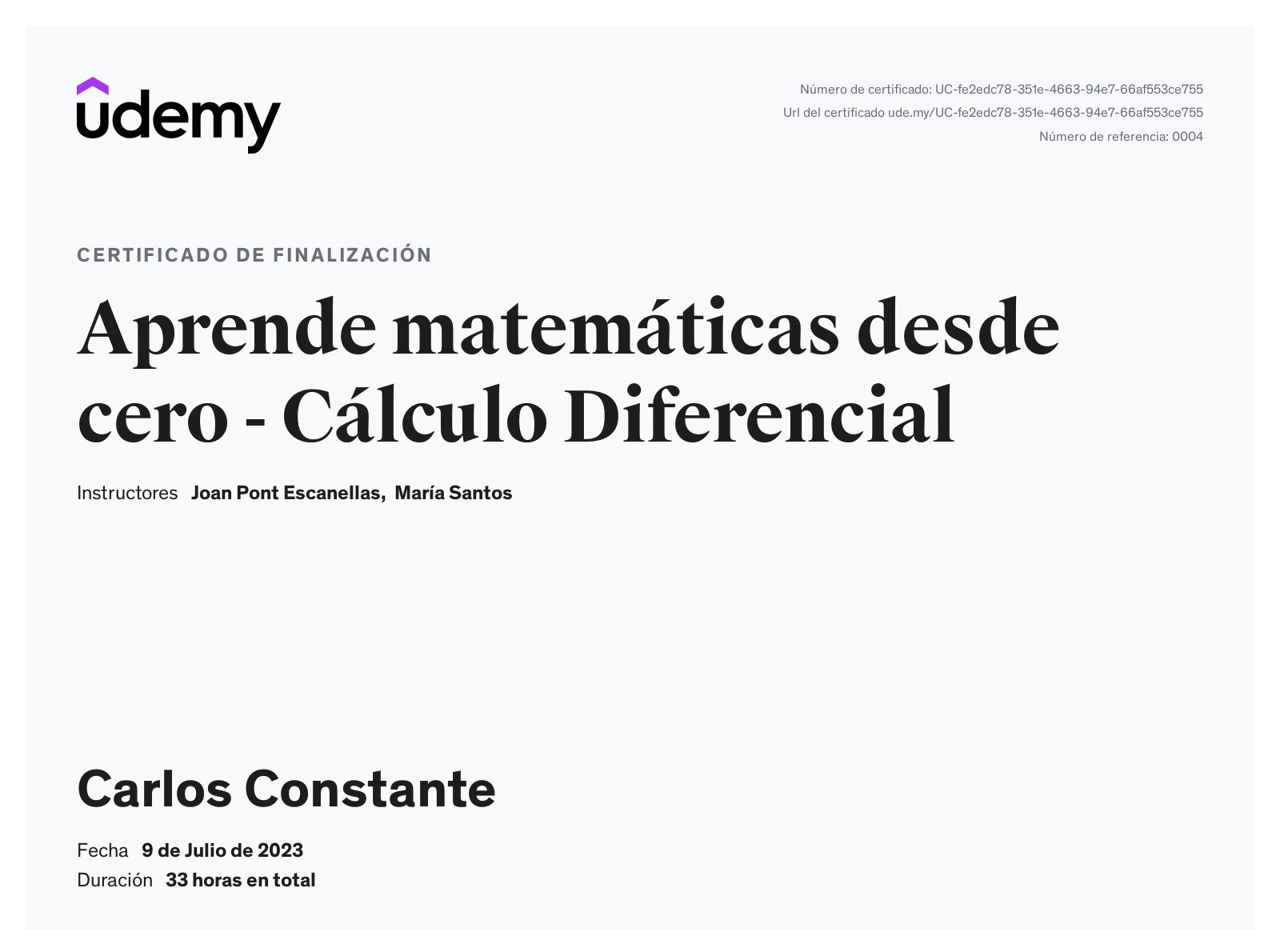 Aprende matemáticas desde cero - Cálculo Diferencial